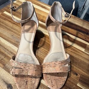 Cork Wedge Sandals